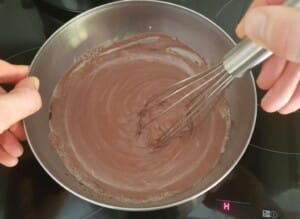 Verrine crumble, chocolat, banane au citron vert - Instruction 7