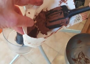 Verrine crumble, chocolat, banane au citron vert - Instruction 12