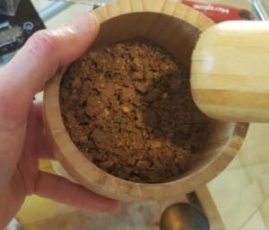 Verrine crumble, chocolat, banane au citron vert - Instruction 13