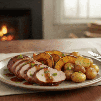 Filets mignon de porc rôtis à la courge - Galerie 0