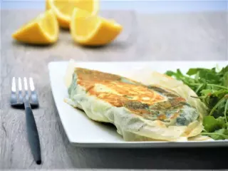 Vegetarian Spinach and Lamb Brick