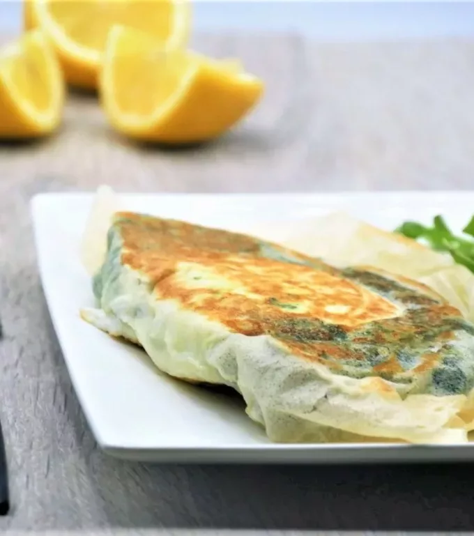 Brick végétarien brebis épinards