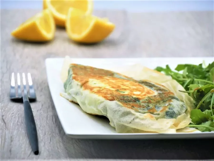 Vegetarian Spinach and Lamb Brick