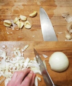 Parmentier de canard confit, châtaignes, cèpes - Instruction 2