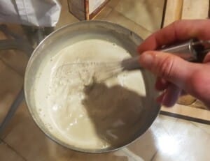 Mini-clafoutis poires et graines de courge - Instruction 3