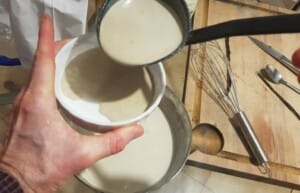 Mini-clafoutis poires et graines de courge - Instruction 4