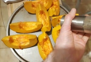 Lentilles, courge rôtie et mozzarella - Instruction 2