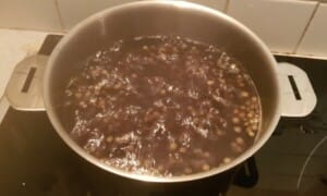 Lentilles, courge rôtie et mozzarella - Instruction 4