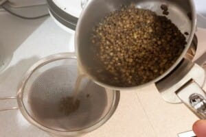 Lentilles, courge rôtie et mozzarella - Instruction 5