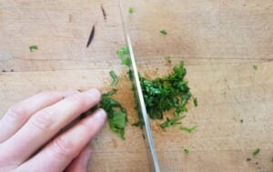 Roulés de jambon de Bayonne, fromage frais et herbes - Instruction 0