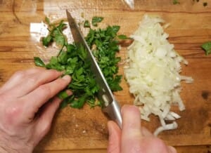 Brick végétarien brebis épinards - Instruction 2