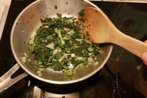 Brick végétarien brebis épinards - Instruction 3