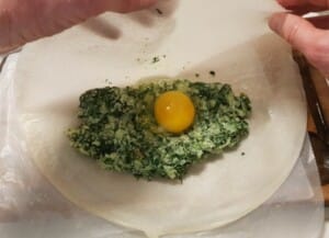 Brick végétarien brebis épinards - Instruction 4