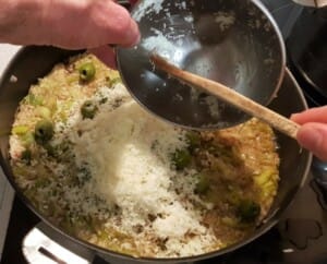 Risotto poireau, brebis, olives – Instruction 10 Risotto poireau, brebis, olives - Instruction 10