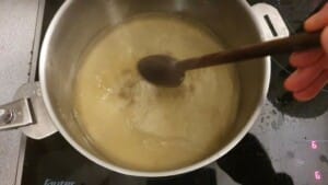 Fondue de blettes aux lardons – Instruction 4 Fondue de blettes aux lardons - Instruction 4