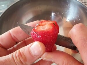 Salade de fraises, verveine - Instruction 2