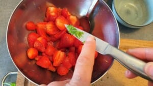 Salade de fraises, verveine - Instruction 4