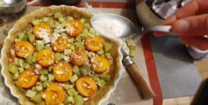 Tarte rhubarbe abricot - Instruction 8