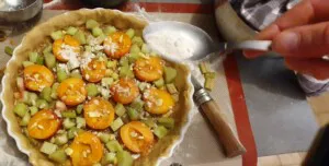 Tarte rhubarbe abricot – Instruction 8 Tarte rhubarbe abricot - Instruction 8