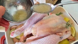 Poulet rôti à l’ail, herbes et citron - Instruction 5