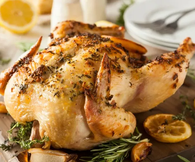 Poulet rôti herbes et citron Poulet rôti herbes et citron