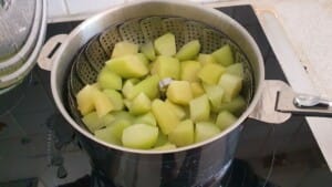 Christophine aux herbes – Instruction 3 Poêlée de Chayottes - Instruction 3