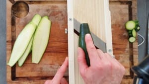 Courgettes grillées au four - Instruction 1