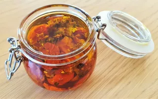 Candied cherry tomatoes