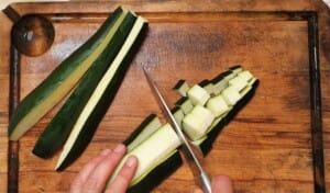 Velouté de courgettes, menthe, feta - Instruction 0