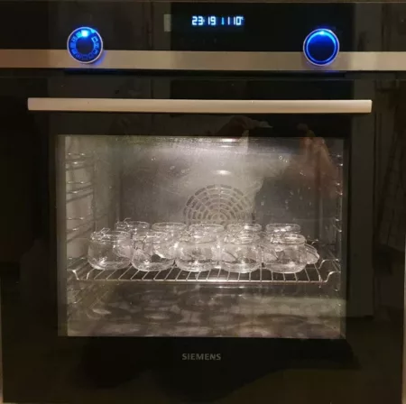 Stériliser vos bocaux au four