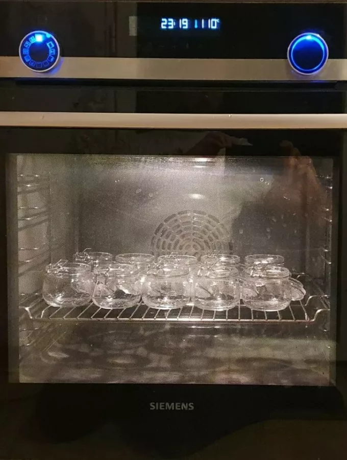 Stériliser vos bocaux au four