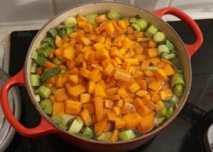 Lentilles cuisinées aux légumes - Instruction 1