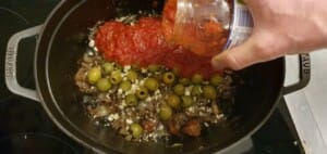 Poulet mitonné aux olives vertes - Instruction 5