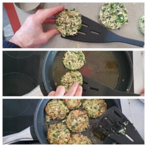 Croquettes aux oignon nouveaux, champignons et tofu – Instruction 9 Croquettes aux oignon nouveaux, champignons et tofu - Instruction 9