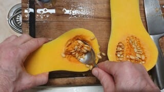 Butternut au four rôtie aux épices - Instruction 1