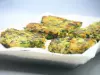 Croquettes with spring onions, shiitake mushrooms, and tofu