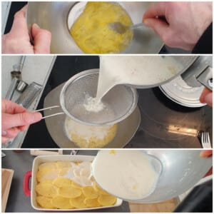 Gratin de pommes de terre au Comté - Instruction 5