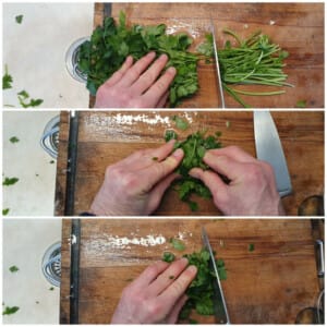 Croquettes aux oignon nouveaux, champignons et tofu – Instruction 4 Croquettes aux oignon nouveaux, champignons et tofu - Instruction 4