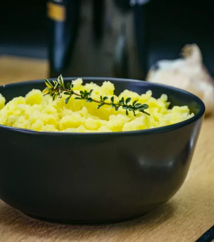 Enhanced- Ecrasée de pommes de terre à l'huile d'olive