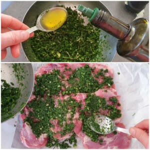 Epaule d&rsquo;agneau roulée, oignons nouveaux - Instruction 4