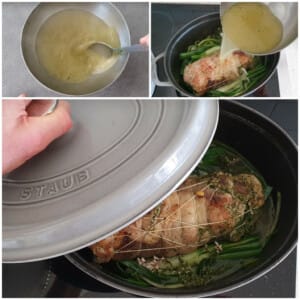 Epaule d&rsquo;agneau roulée, oignons nouveaux - Instruction 8