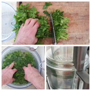 Epaule d&rsquo;agneau roulée, oignons nouveaux - Instruction 2