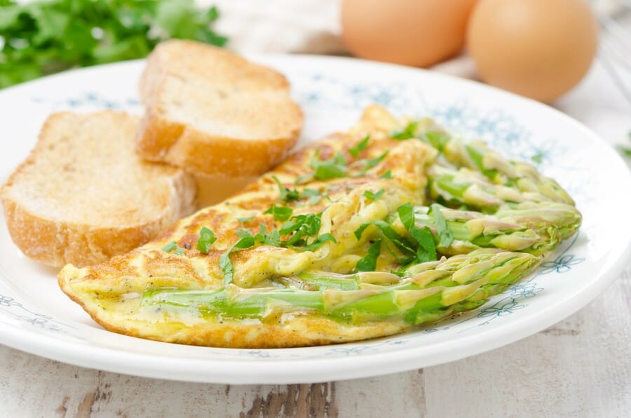 Green Asparagus Omelet