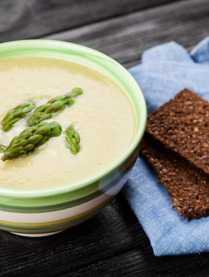 Velouté d&rsquo;asperges vertes