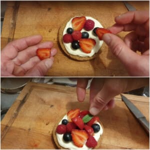 Fruits des bois sur biscuit sablé - Instruction 13