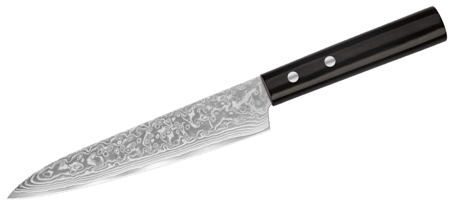 Damascus steel blade knife