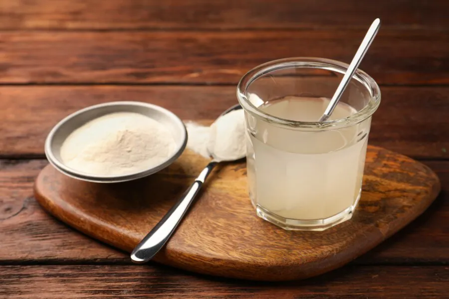 Diluting agar-agar