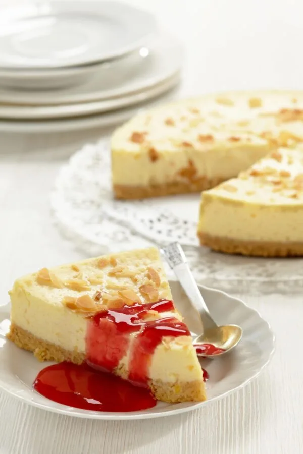 Birthday cheesecake