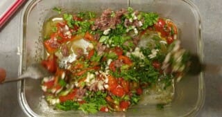 Poivrons grillés aux anchois - Instruction 7