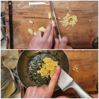 Poitrine de porc confite miel-gingembre - Instruction 2